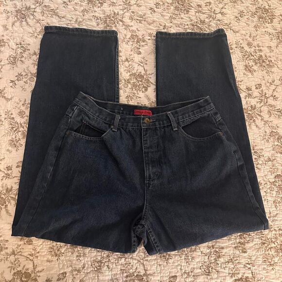 Source Unknown Denim - Unbranded Women's Navy and Blue Jeans